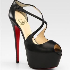 Christian Louboutin Exagona platform peep-toe